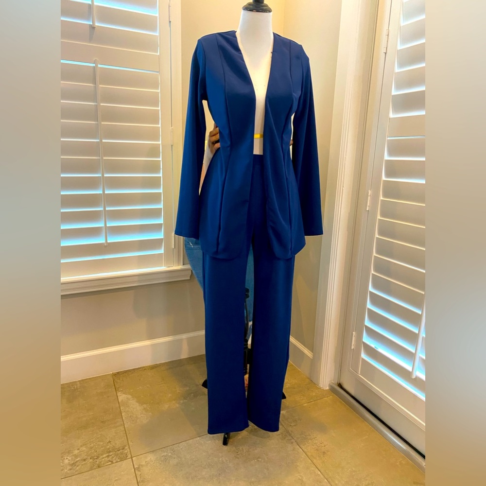 Fashion Nova Blue Pantsuit